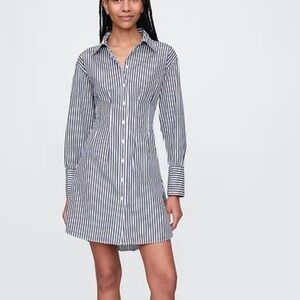 Gap Organic Cotton Mini Shirt Dress size medium